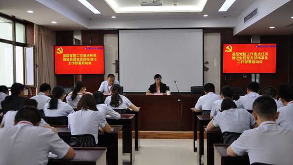 公司召开基层党建工作重点任务推进会暨支部建设标准化工作部署启动会