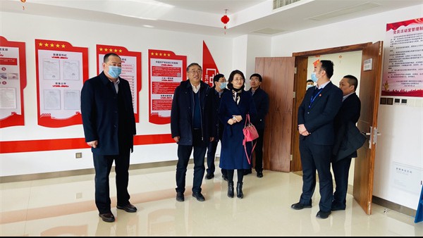 集团公司党委书记荣志远一行莅临小额贷款公司新区业务部调研慰问